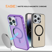 T.C Case Matte Holo Magnetic Chrome Compatible for iPhone 11 12 13 14 15 16 PRO MAX PLUS