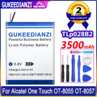 GUKEEDIANZI Battery TLp028B2 3500mAh For Alcatel One Touch for TCL OT-8055 OT-8057 Batteries