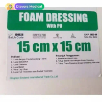 Bcare 15x15cm 1lembar faom dressing plester luka