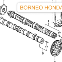 NOKEN AS IN INLEAT EX EXHAUST CAMSHAFT MOBIL ODYSSEY RB1 ACCORD CM5 CRV GEN 2 RD4 RD5 STREAM 2000 2,