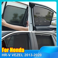 For Honda HR-V HRV VEZEL 2013-2020 Car Window SunShade UV Protection Auto Curtain Sun Shade Visor Net Mesh