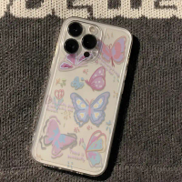 Pola Aesthetic Butterfly Case Hp Untuk Poco C85 M7 Pro 5G C71 M7 Plus M3 M4 Pro 5G M6 Pro 5G F4 M6 X