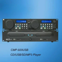 19" Rack Double Professional DJ CD/USB/SD/MP3 Player