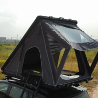 High Quality Custom Hard Shell Roof Top Tent Camper For Car Roof Top Tent Suv Aluminium Triangle Hard Shell Roof Top Tent