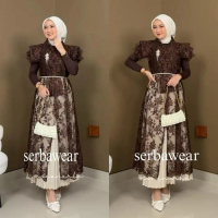 Daisy Outer Tunik Tille Free Belt Mutiara Bordir Payet Atasan Wanita | Outer Kondangan |Outer Renda|