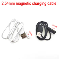 2 Pin USB Magnetic Charging Cable 2.54 pitch usb to 2 pogo pin Magnetic Charger Cable Male for Smart Watch GT88 G3 KW18 Y3 GT68