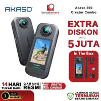 AKASO 360 Creator Combo Triple Battery 5.7K Action Camera Akaso Action Cam Kamera 360 With Selife St