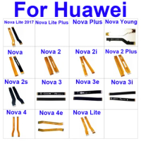 Mainboard Flex Cable For Huawei Nova 2 3 4 2i 2S 2plus 3E 3i 4E Nova Young Lite Plus 2017 Motherboard Connector Flex Ribbon Part