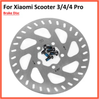 130mm Brake Disc For Xiaomi Mi Electric Scooter 3 / 4 Pro Stainless Steel Rotor Pad Contains 5 Screws Replacement Parts