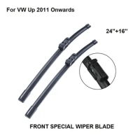Wiper Blade For VW Up 2011 Onwards 24''+16'' High Quality Iso9000 Natural Rubber Clean Front Windshield