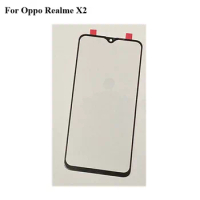 For OPPO Realme X2 Glass Lens touchscreen Touch screen Outer Screen For OPPO Realme X 2 Glass Cover without flex RealmeX2