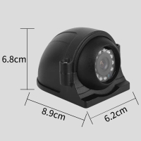 กล้องมองข้าง AHD สำหรับ IR สี 4 พิน งานหนัก พร้อมกล้องมองหลัง LED 12 ดวง 700 TVL เหมาะสำหรับรถบรรทุก