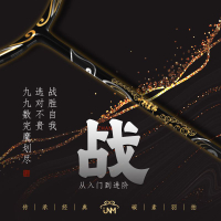 公司貨附發票 JNM黑神話暗金增強版斗戰勝佛進攻型羽毛球拍全碳素4U專業級單拍 快速出貨