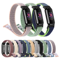 Soft Nylon Weave Watch Band For Fitbit Luxe Strap Bracelet Adjustable Watchband WristBand For Fitbit Luxe Correa Accessories