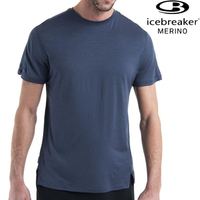 Icebreaker ACE MerinoFine 男款 超細緻美麗諾羊毛圓領短袖上衣-150 0A56X8 884 石墨灰