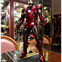 Original Hot Toys 1/6 MMS500-D27 Marvel Avengers Alloy Iron Man Mk7 1/6 Anime Action Figure Collection Model Toy Gift