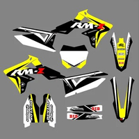 Motorcycle RMZ 250 19-23 3M graphics stickers decals backgrounds kit For suzuki RMZ250 RM-Z 250 2019 2020 2021 2022 2023 250 RMZ