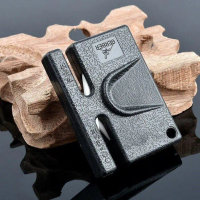 Peralatan Dapur GERBER Pengasah Pisau Mini Portable Pocket Knife Sharpener - GLKS-2 - Black Viral Ho