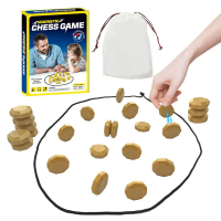 Magnetic Chess Game for 2 Players Viral Strategy Game for All Ages 3+ Years Includes Magnetic Pieces