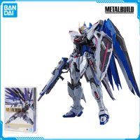 In Stock Bandai METAL BUILD Gundam SEED ZGMF-X10A Freedom Gundam Original Anime Figure Model Toys Action Figures Collection Doll