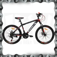 IBW - Sepeda MTB TREX XT-780 Uk 24" Black Red 2