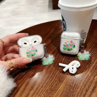 2023 Tulip Silicone Case For AirPods Pro2 Wireless Bluetooth Earphone Protective Case For Apple Airpods 3 Cover Case