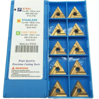 เครื่องมือกลึงซีเอ็นซี, TNMG160404L-S, TNMG331 L-S, วัสดุคาร์ไบด์, ชุด 10 ชิ้น, MTJNL