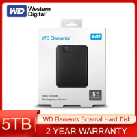 Western Digital WD Elements 5TB 4TB 2T 1T External Hard Drive 2.5" USB 3.0 Portable External HDD Har