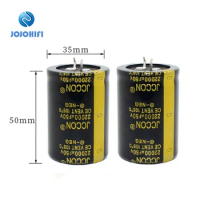 2pcs One Pair 22000uF 50V 35x50mm JCCON 105 ℃ 50V 22000uF Horn Aluminum Audio Amplifier Wire Cutting Power Filter Capacitors