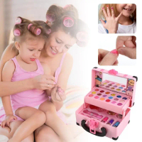 【COD】Make Up Anak /Mainan Anak-anak Simulasi Rumah Rias Set Rias Wajah Anak Perempuan Lipstik Eye Sh