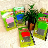 Serit Kutu Logam Gagang Pendek / Serit Kutu Besi Terminator Gagang Pendek Anti Slip