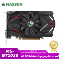 Maxsun New GT1030 Transformers 4GB DDR4 Nvidia GPU Desktop Game Graphics Card DVI Interface For PC