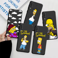Homer Jay The Simpsons Cool Phone Black Cover For Samsung Galaxy A30s A50 A03 A02s A04s A10 M33 M23 A20s A05 Silicone A01 Cover