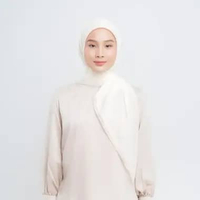 napocut Hijab - New Colors of Paris Crystal 57 - Hijab Segiempat Crystal Paris Japan Premium VANILLA