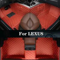 New Side Storage Bag With Customized Leather Car Floor Mat For LEXUS LX570(5seat) NX200 RX RX270 RX350 RX330 RX450H Auto Parts
