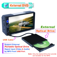 Car Universal USB 2.0 Portable External Ultra Speed CD-ROM DVD Player Drive Car Disc Support For Ma-c Air Pro Laptop PC Desktop