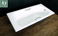 【麗室衛浴】BATHTUB WORLD 高級鑄鐵浴缸 170*80CM 含安全雙把手超耐用!!