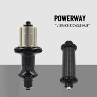 Powerway R36 Road Bike V Brake Carbon Hubs Front 16 18 20H Rear 20 21 24H Light Bicycle Parts Freehub HG CAMP XDR Straight Pull