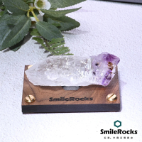 【SmileRocks 石麥】紫鈦晶原礦 No.043250608(附SmilePad 6x9底板)