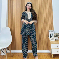 SET CP RENDA MOTIF  LD 110 PB 75 PC 95  BUSUI TALI KANAN KIRI SERI 5 WARNA  (NAVY, HITAM, MARUN, BAT