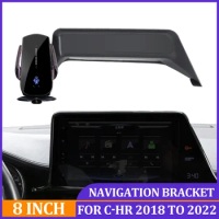 Navigation Screen Frame 8-inch Car Phone Holder Bracket For Toyota CHR 2022 2021 2020 GPS Phone Stand For Toyota CHR 2018 2019