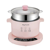 2.6L Electric Multi Cookers Heating Pan Stew Household Cooking Pot Hotpot Noodles Eggs Soup Steamer Rice Cooker Stove