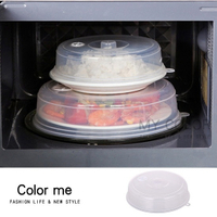 保鮮罩 飯菜罩 碗蓋 密封蓋 微波爐 加熱 保鮮 可微波圓形保鮮蓋(大號)【L017-2】color me