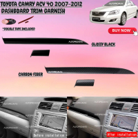 AUTOPROMAX TOYOTA CAMRY ACV40 2007-2012 CAR CARBON FIBER DASHBOARD TRIM GARNISH ACCESSORIES DOUBLE T