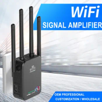 Wireless WiFi Repeater 1200Mbps 300M Router Wifi Booster DPI 2.4G Wifi Long Range Extender 5G Signal Amplifier