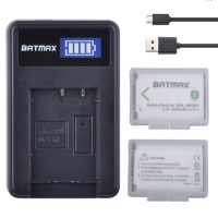 Batmax 2x NPBX1 bateria NP-BX1 Battery+ LCD USB Charger for Sony DSC RX1 RX100 AS100V M3 M2 HX300 HX400 HX50 HX60 GWP88 AS15