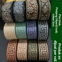 Pita etnik bordir.jual roll an.