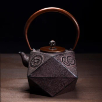 Retro Exquisite Cast Iron Teapot Set Japanese Tea Pot 1400ml Drinkware Kung Fu Infusers Beneficial to the Human