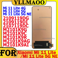 6.55" LCD Screen For Xiaomi Mi11 Lite 4G 5G LCD Touch Digitizer Assembly For Xiaomi MI 11 Lite 5G NE 2109119DG 2107119DC Display