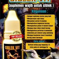 Ciblek Vit Suplemen Vitamin Penggacor Burung Ciblek